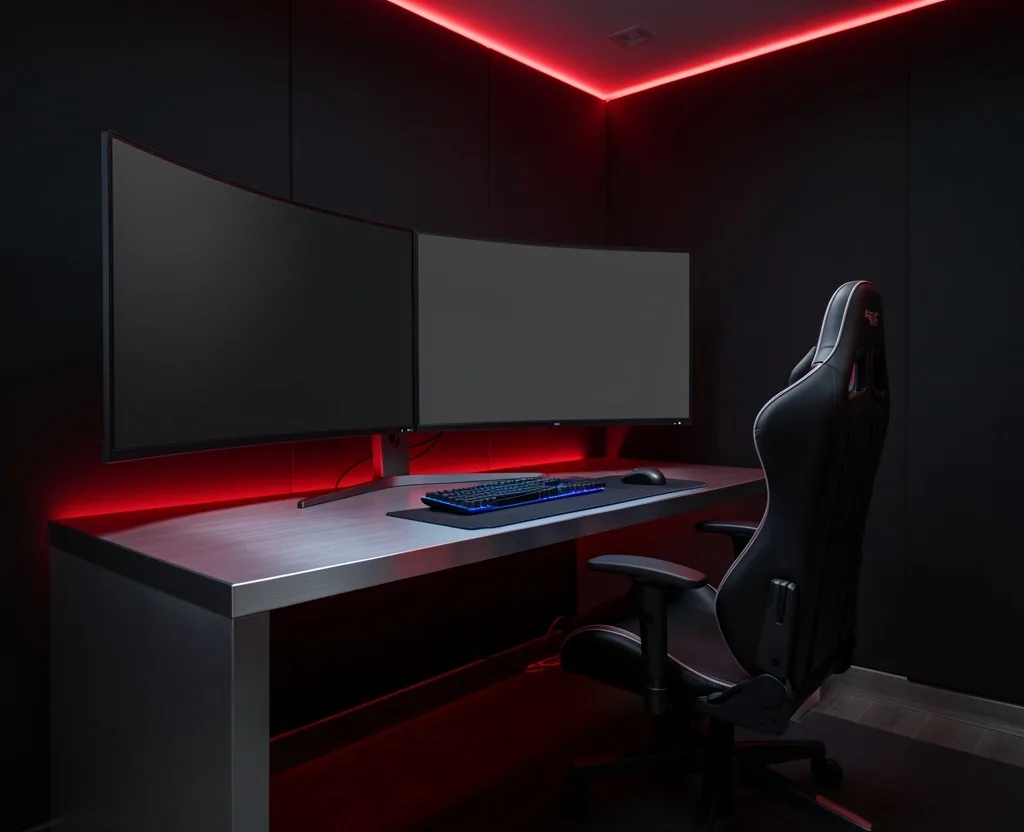Área VIP con monitores de gran formato