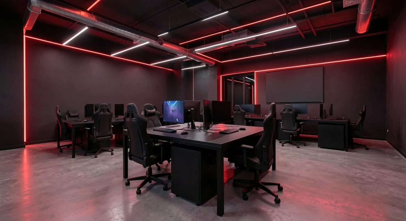 Interior del club de cómputo de alto rendimiento en Cali