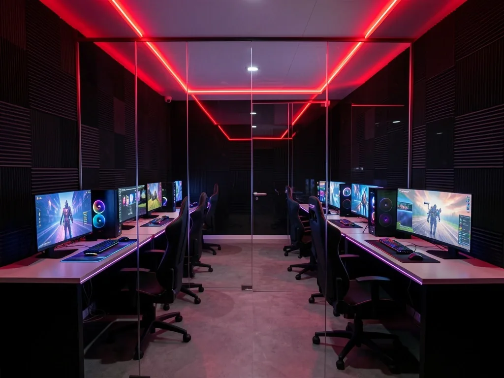 Sala privada para equipos con sistema de comunicación interna